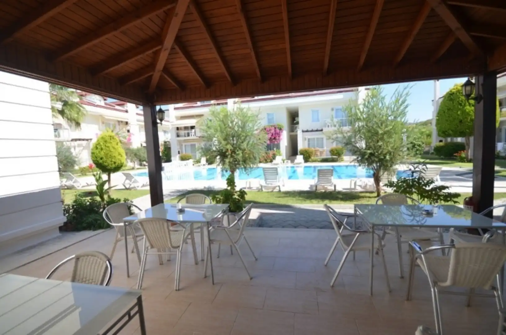 Изображение Просторный дуплекс 4+1 в жилом комплексе в Фетхие